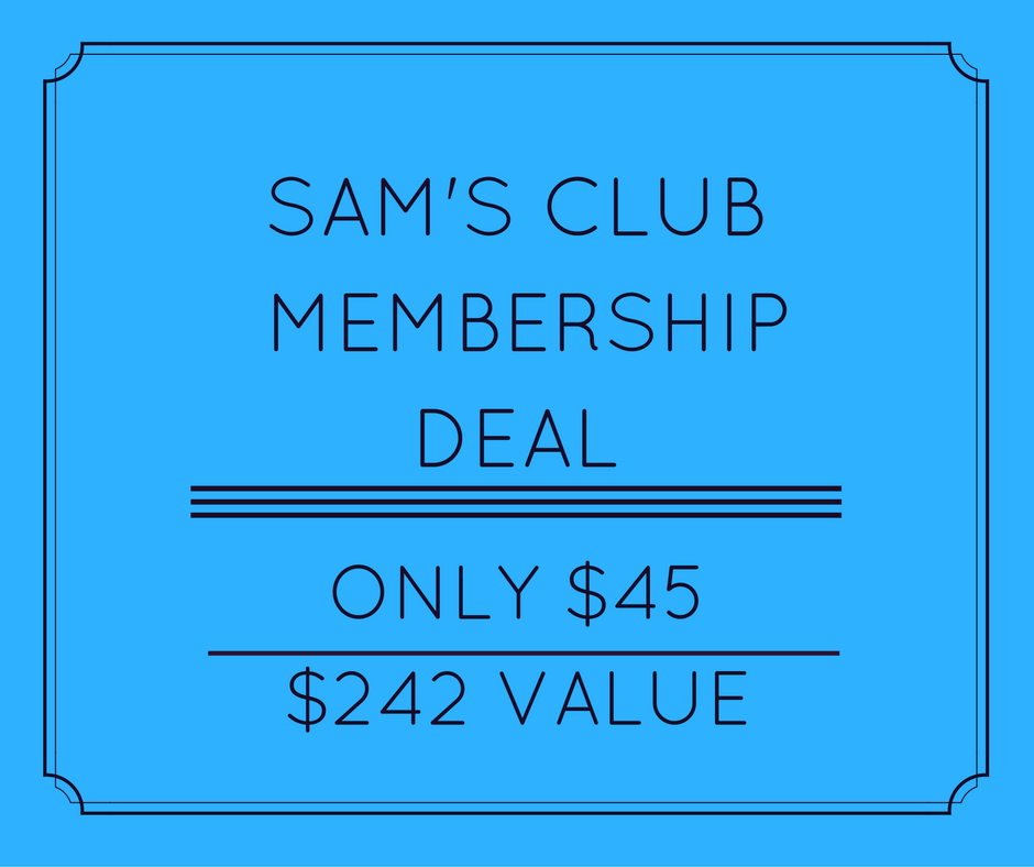 Sam's Club Membership Deal with Bonus 6 Months FREE & 20 Gift Card