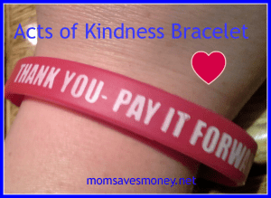 acts of kindness bracelet