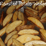 roasted potato wedges