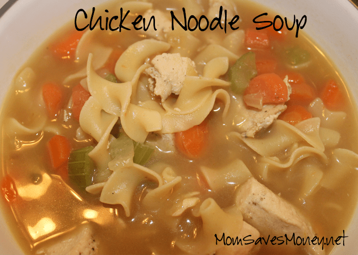 Mom's Chicken Noodle Soup made easy - CookingHeartSmart