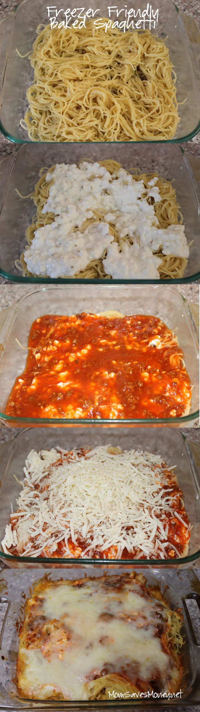 Recipe Freezer Friendly Baked Spaghetti Mom Saves Money