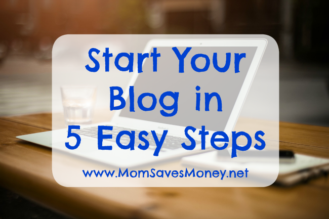 start a blog