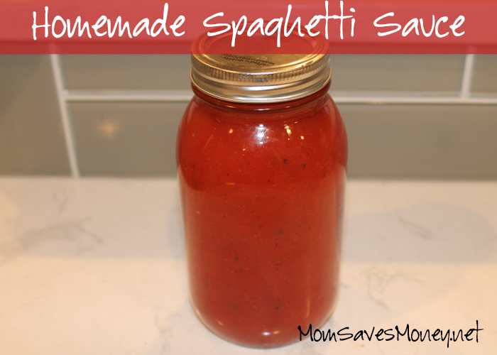 Recipe Homemade Sweet Spaghetti Sauce Mom Saves Money