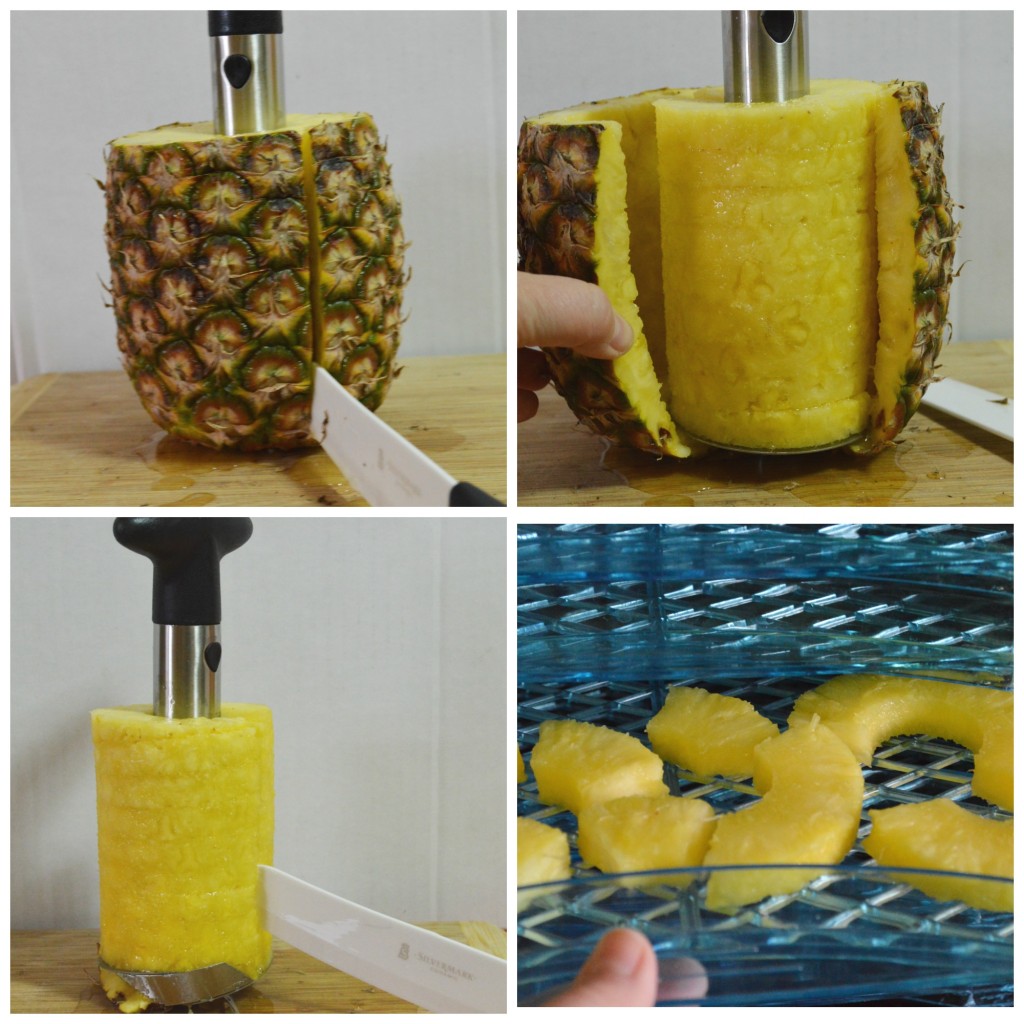 dehydrating pineapple