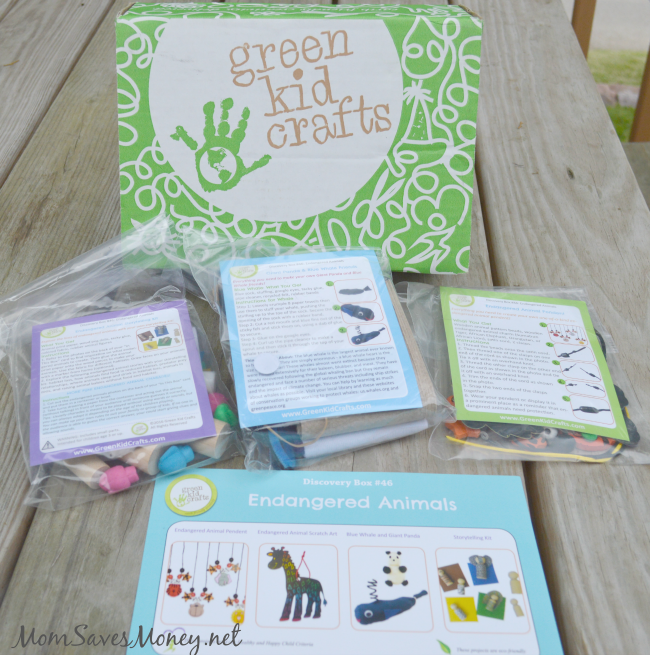 green craft kids box