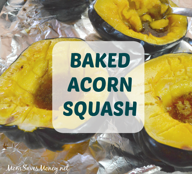 Recipe - Baked Acorn Squash - Mom Saves Money