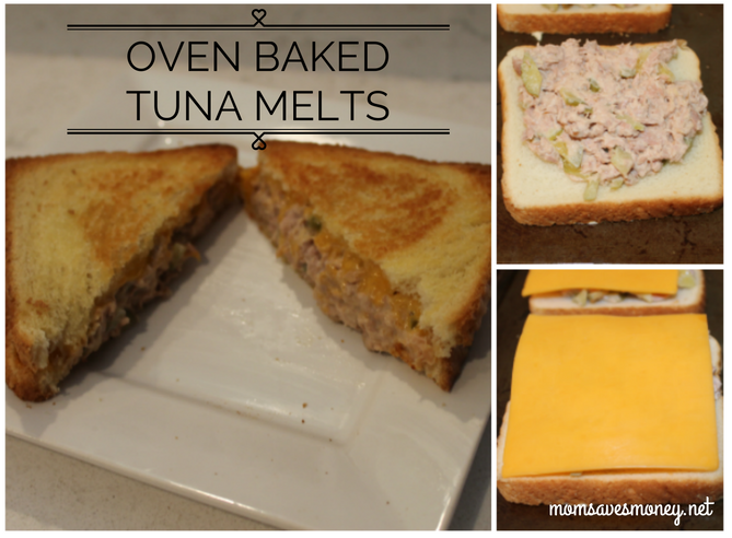 tuna melt collage