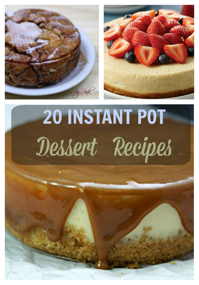 Dessert recipes discount for instant pot