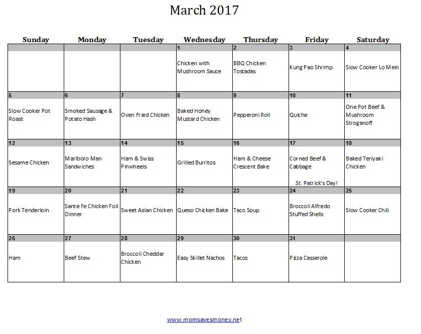 March2016dinners