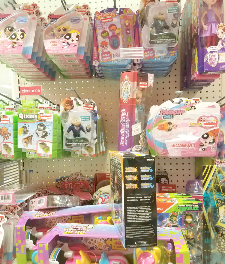 Clearance toys at Target (left side) by BrandonTSW2 on DeviantArt