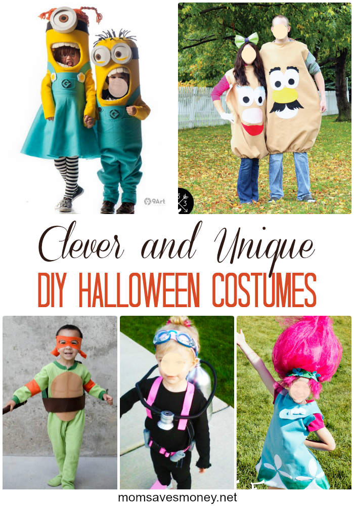 15 Clever & Unique DIY Halloween Costumes - Mom Saves Money