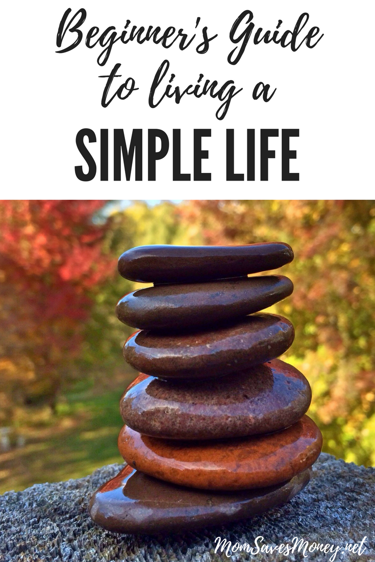 beginner's guide to living a simple life - Mom Saves Money