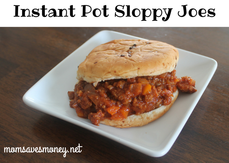 Instant pot sloppy joes with manwich sauce hot sale