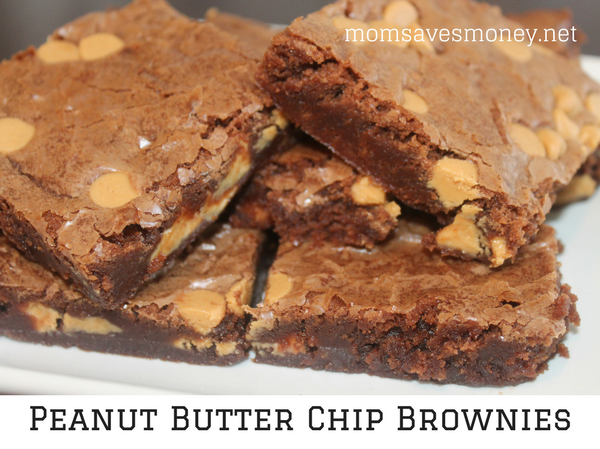 Peanut Butter Chip Brownies Freezer Friendly Too Mom Saves Money