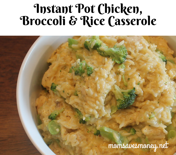 Chicken broccoli casserole online instant pot