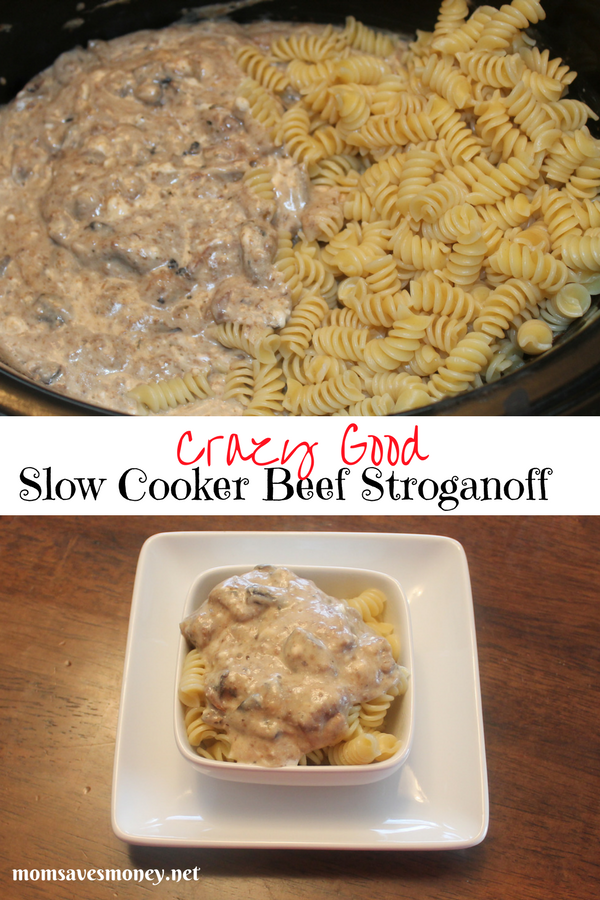 Crockpot Ground Beef Stroganoff - Balancing Motherhood