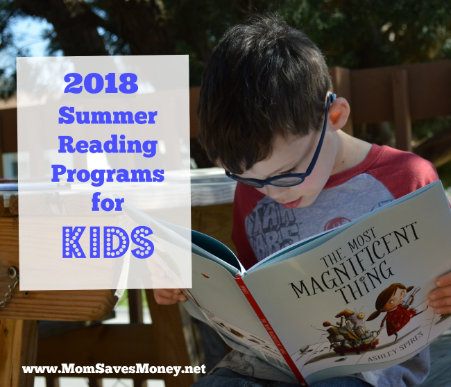 2018 Summer Reading Programs For Kids Mom Saves Money