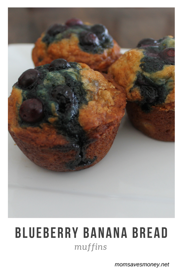 Blueberry Banana Bread Muffins! - Mom Saves Money