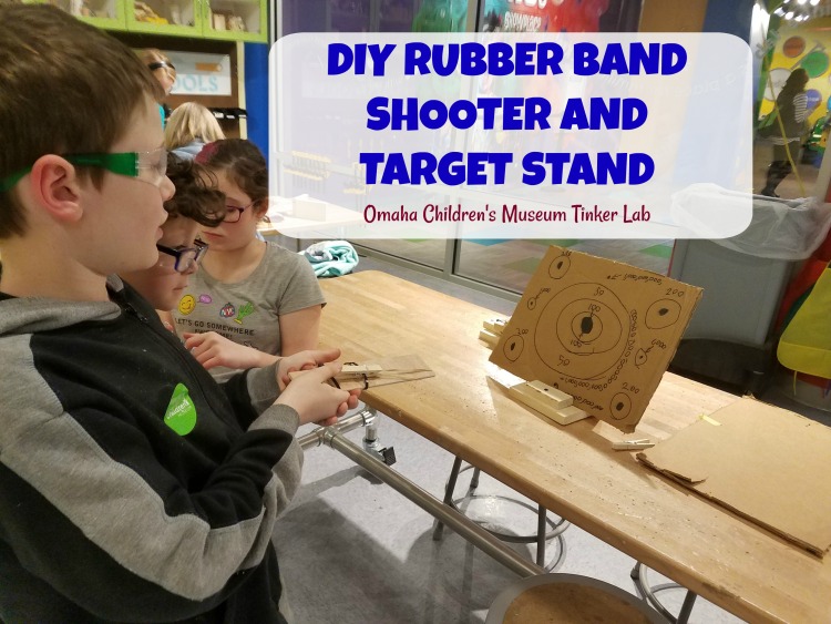 DIY Rubber Band Shooter & Target Stand for Kids at OCM! - Mom