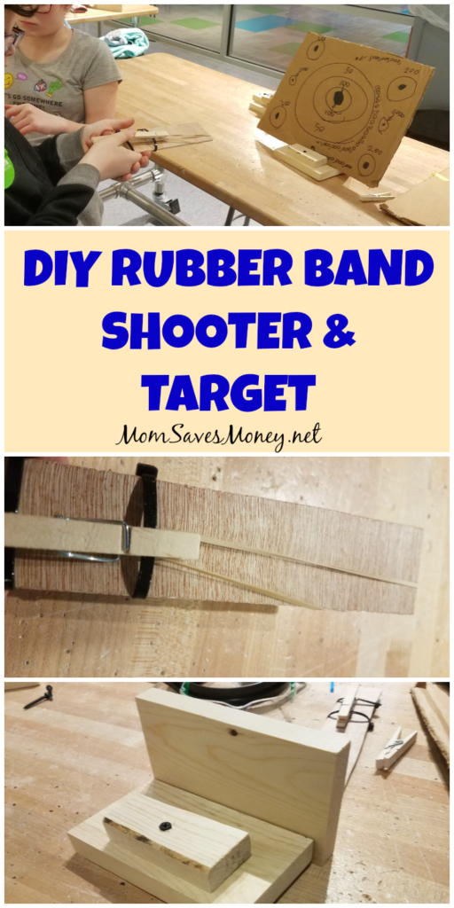 DIY Rubber Band Shooter & Target Stand for Kids at OCM! - Mom