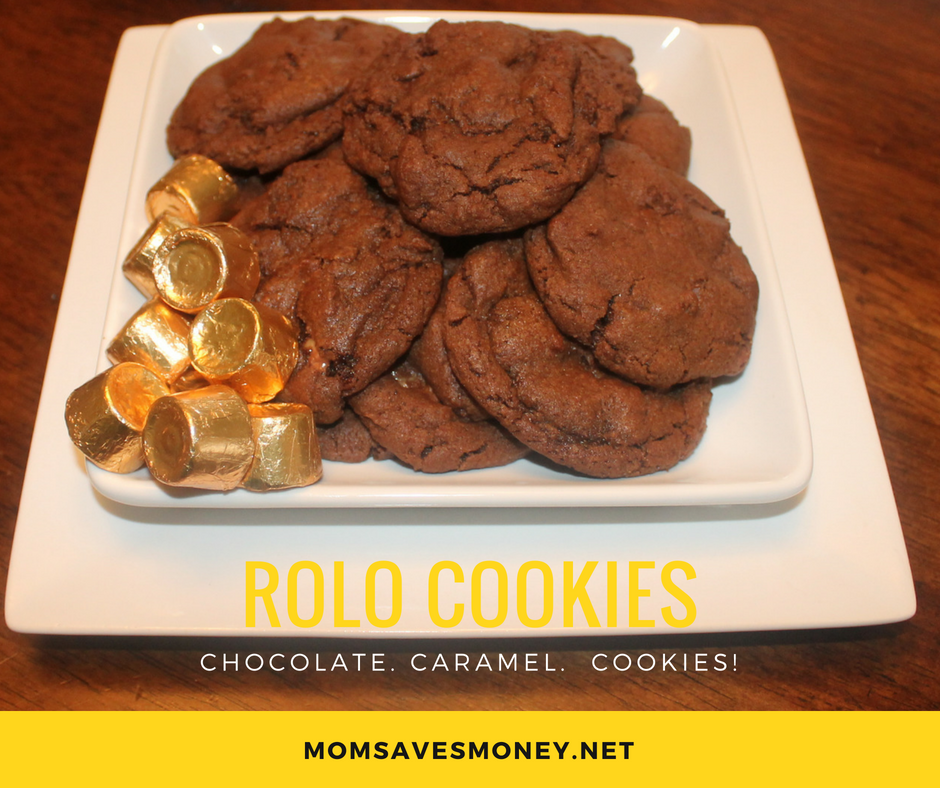 chocolate rolo cookie