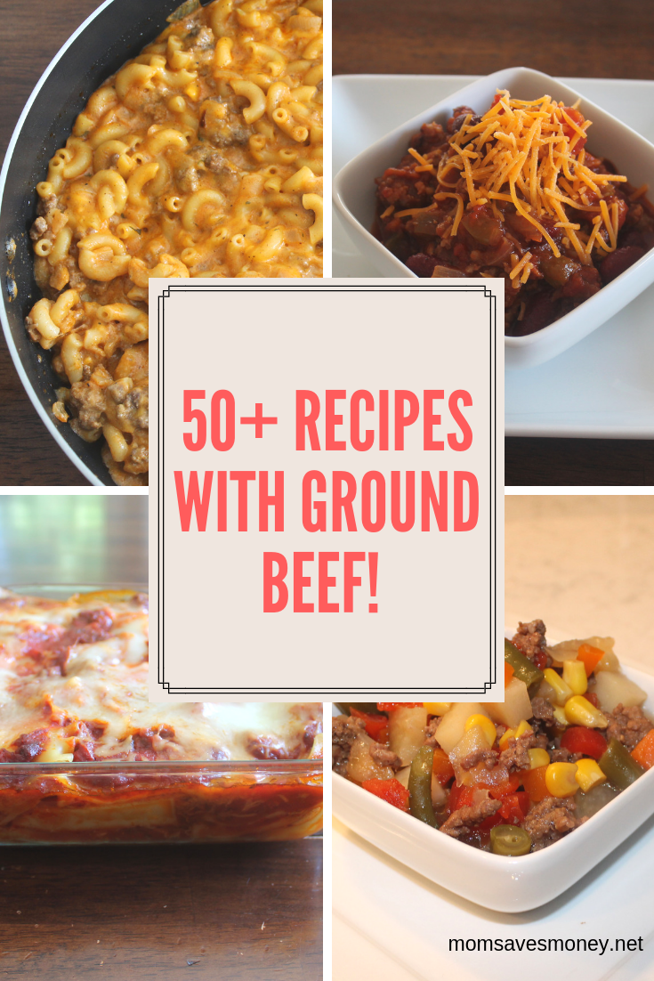 Got Ground Beef? You got the start of these 50+ recipes for ground beef including soups, Mexican dishes, comfort foods, Italian dishes, and sandwiches. Ground beef is the perfect starter to many meals. #groundbeef #homemade #soup #casserole #simple #slowcooker #recipes