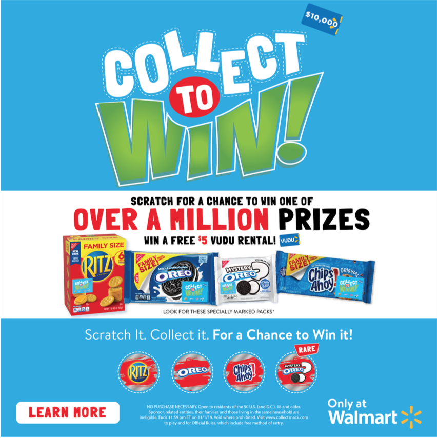 collect to win for prizes 