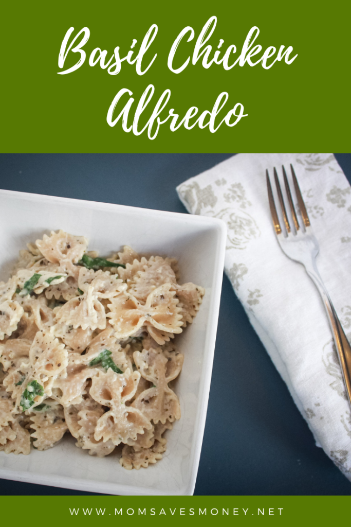 basil chicken alfredo plated 