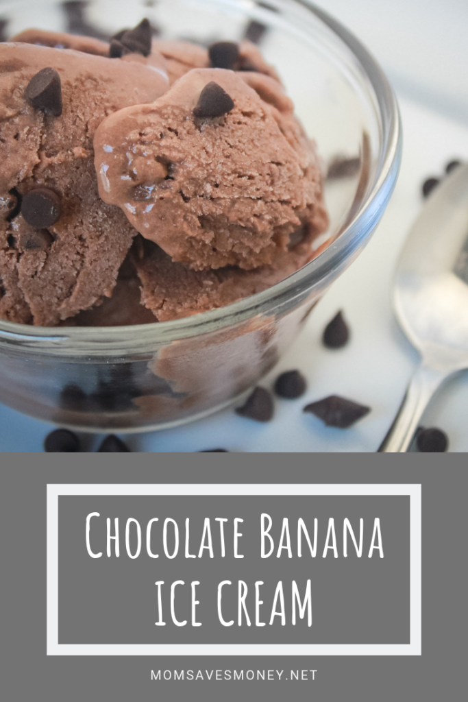 Healthy Chocolate Banana Ice Cream Recipe - Mom Saves Money