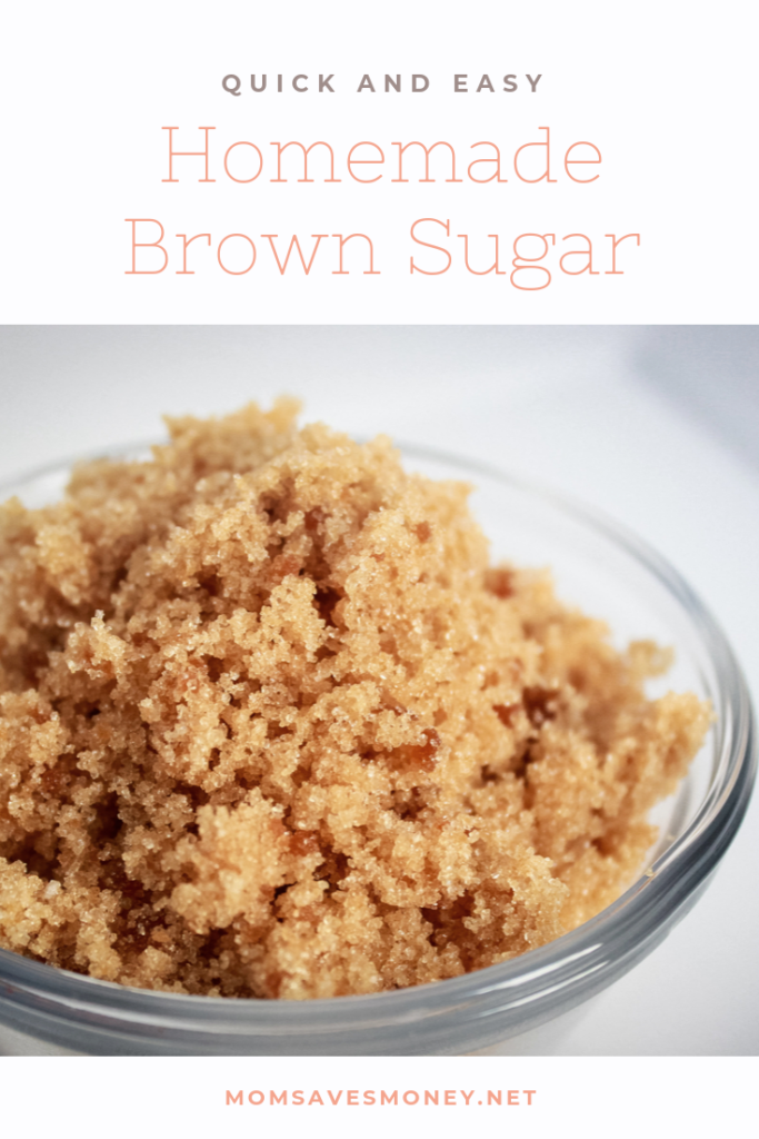homemade brown sugar