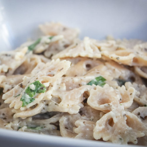 Easy Basil Chicken Alfredo