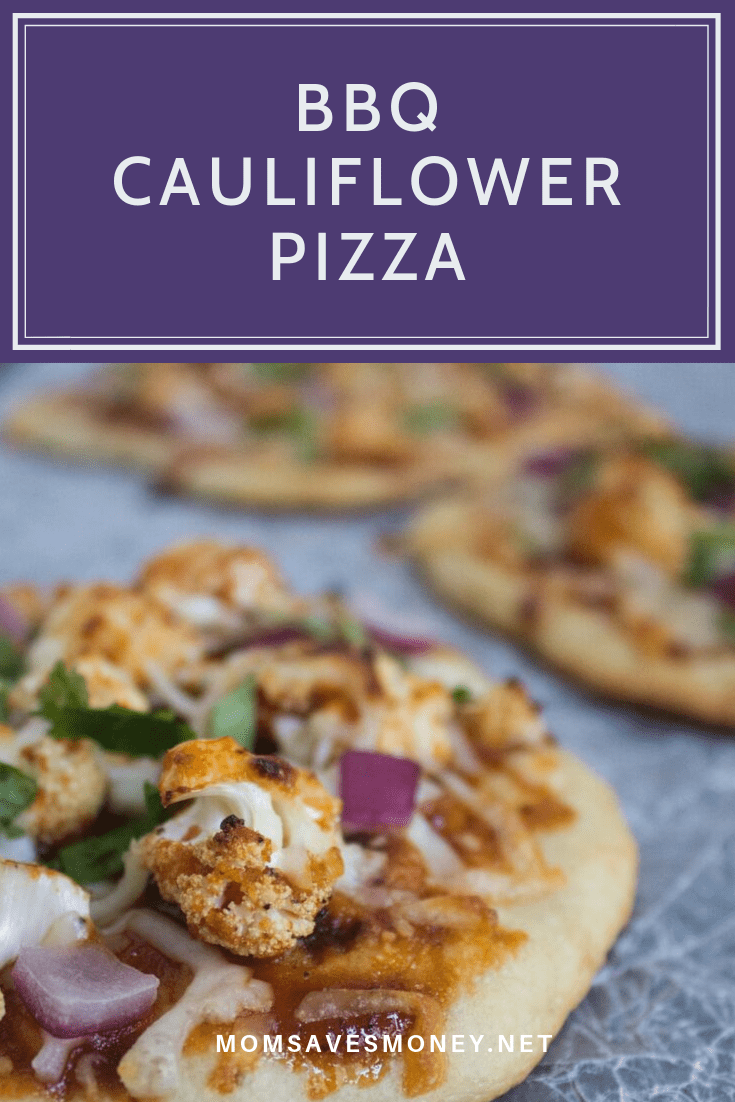 bbq cauliflower pizza