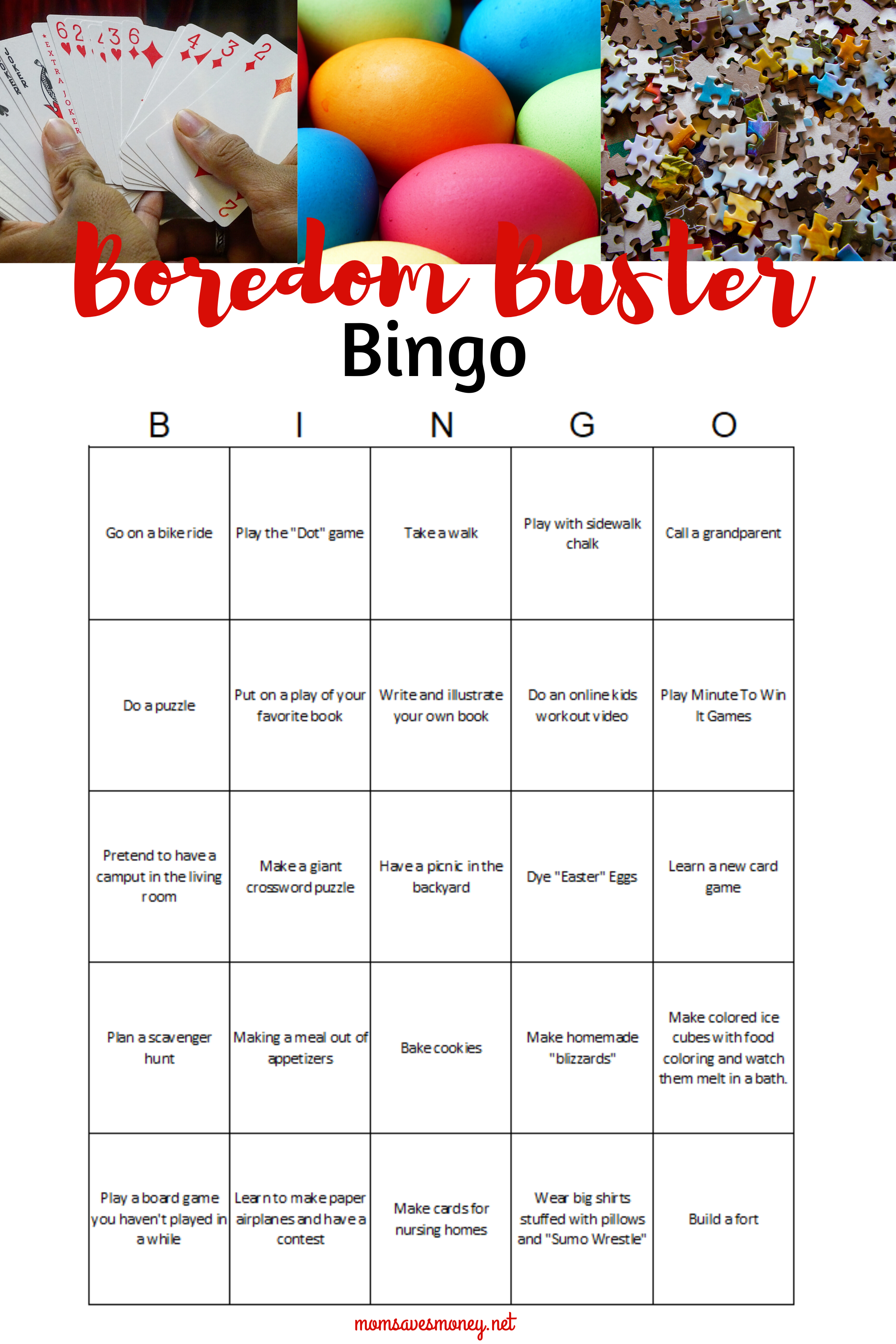 DIY Boredom Buster Game