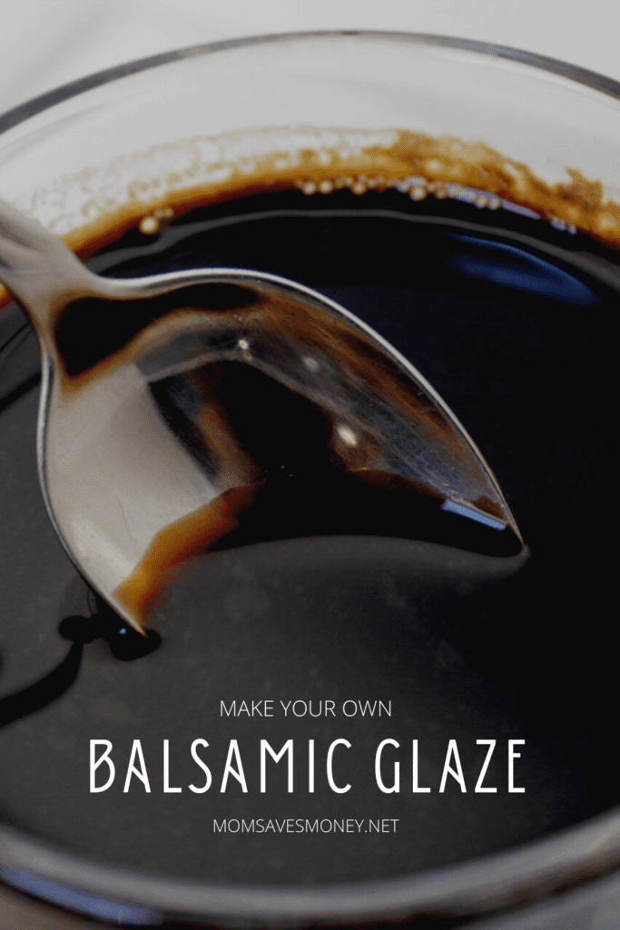 Balsamic glaze in bowl