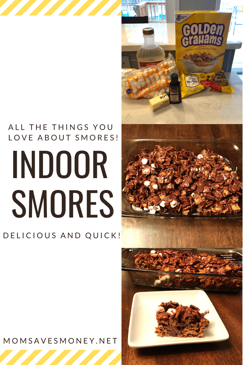 Indoor smores bars ingredients