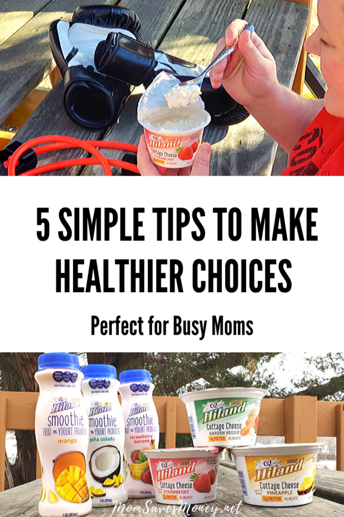 Tips for making healthier choices for busy moms 