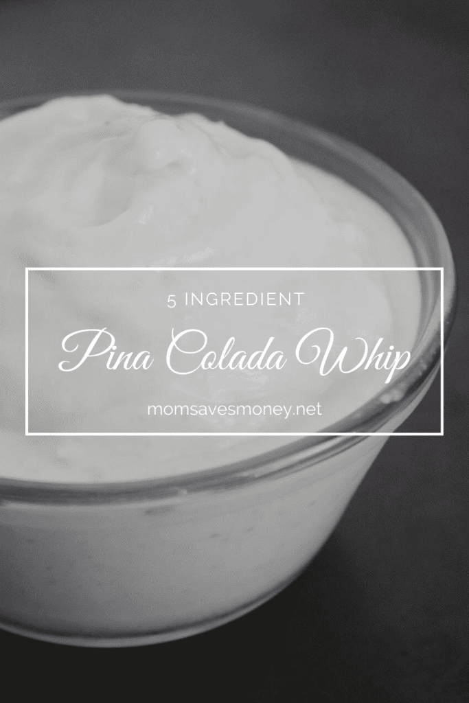 5-ingredient pina colada whip