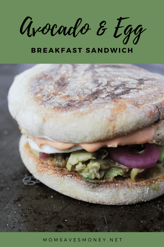 avocado & egg breakfast sandwich
