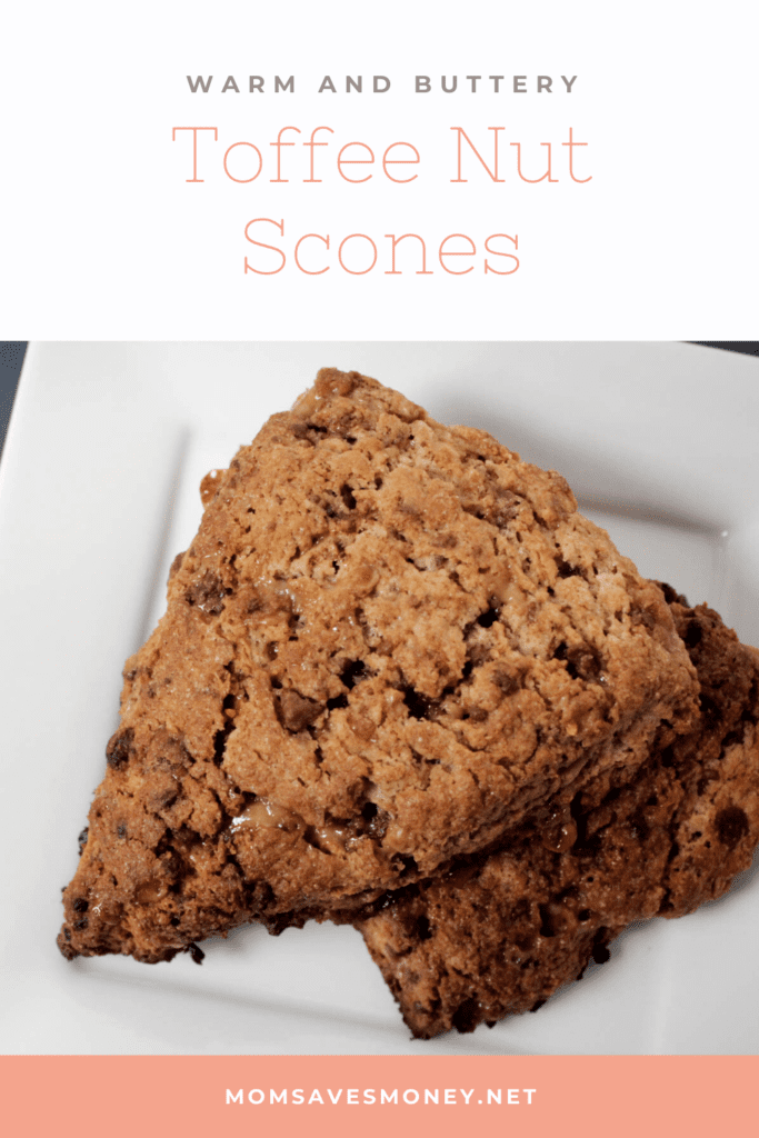 Toffee nut scones