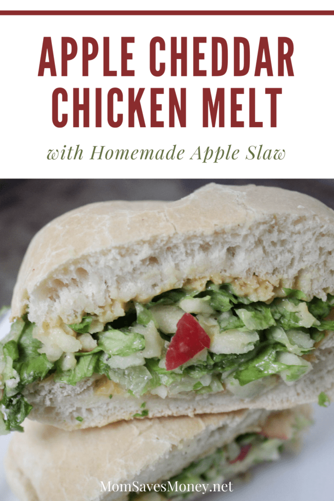 apple cheddar chicken melt