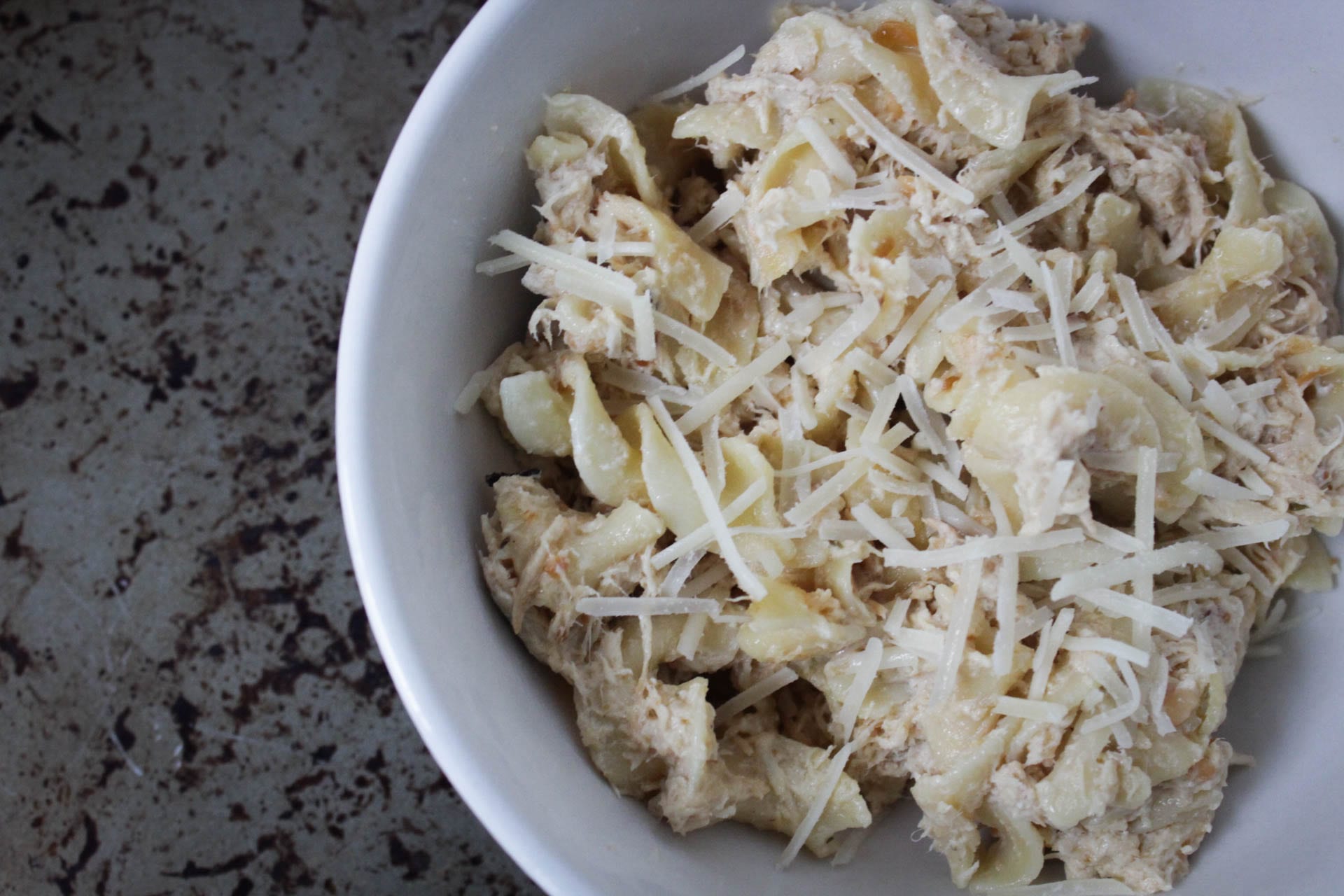 5 ingredient slow cooked creamy italian chicken pasta