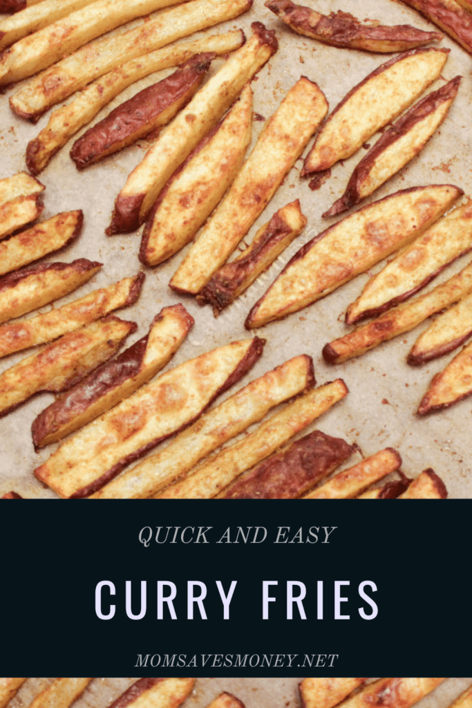 Baked curry fries