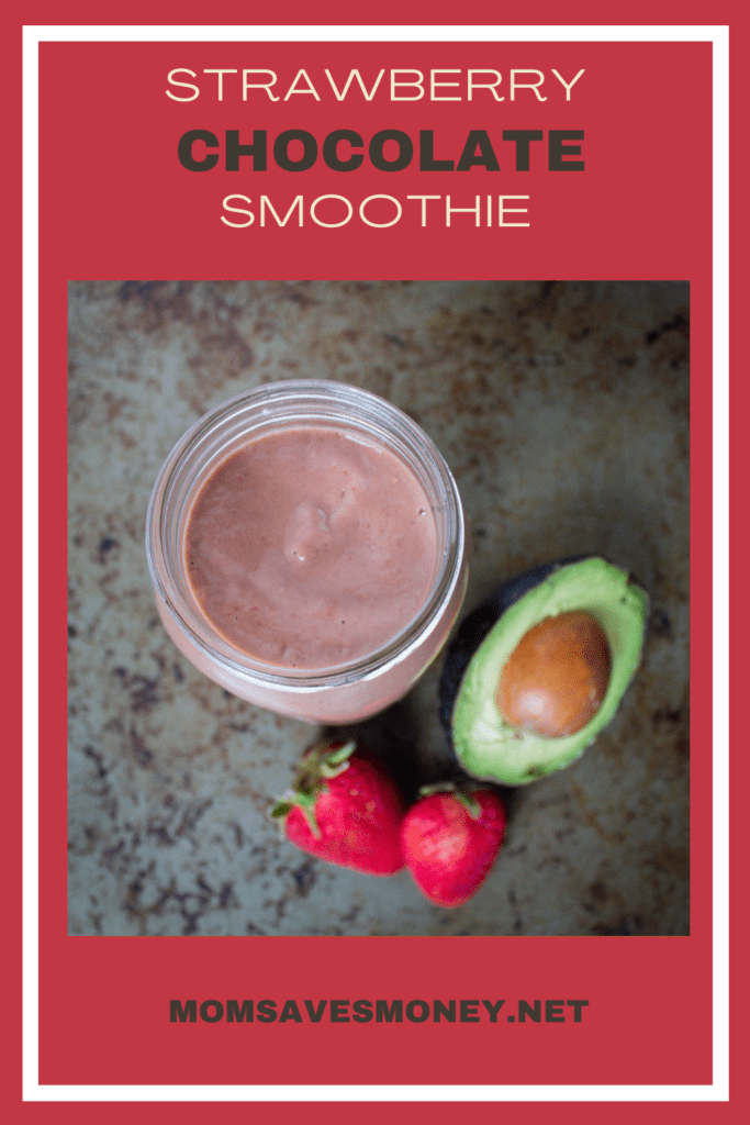 strawberry chocolate smoothie