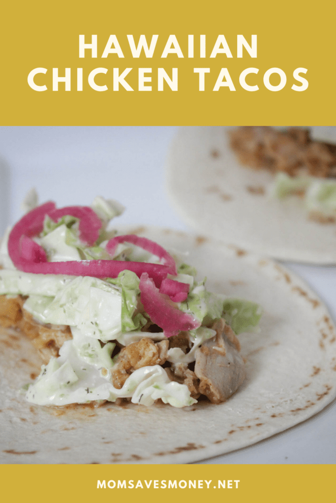 hawaiian chicken tacos