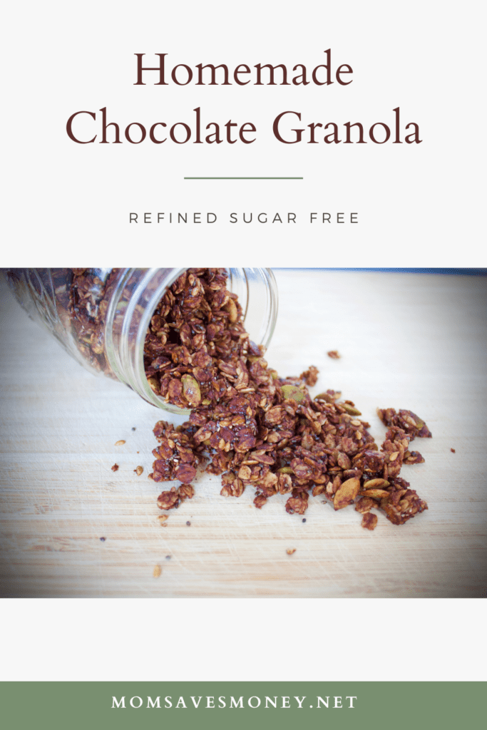 homemade chocolate granola