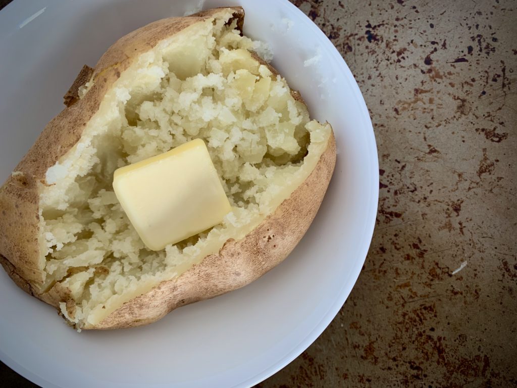 how to make baked potatoes in the pressure cooker