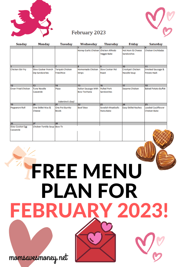 January meal plan