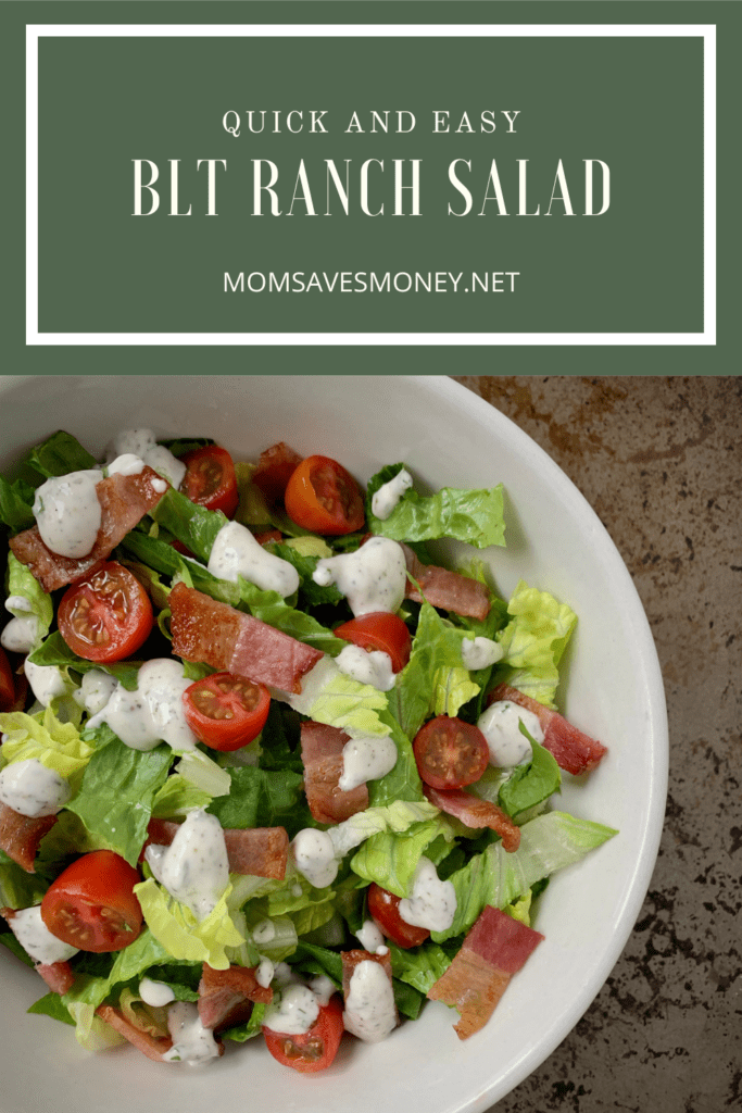 How to make a blt ranch salad