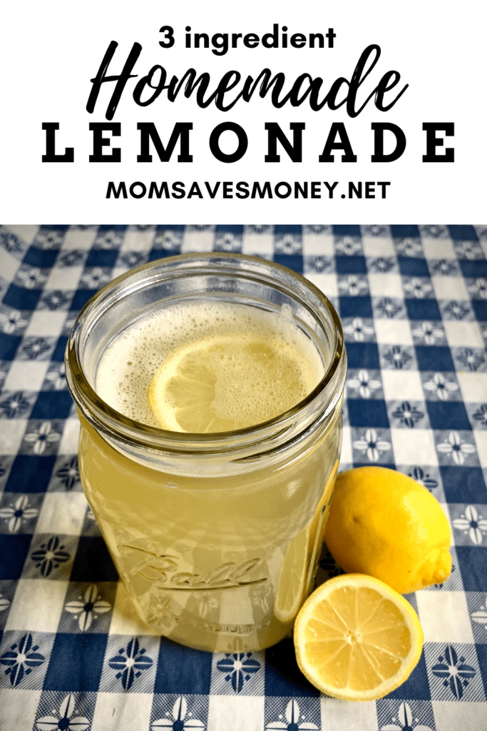3-ingredient homemade lemonade
